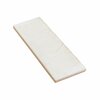 Apollo Tile Antiek 2.58 in. x 7.9 in. Glossy White Ceramic Subway Wall and Floor Tile 5.38 sq. ft./case, 38PK MOD88WHT258A